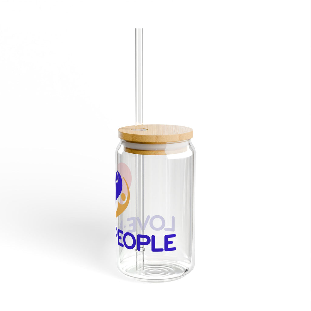 Love'N'People Sipper Glass, 16oz
