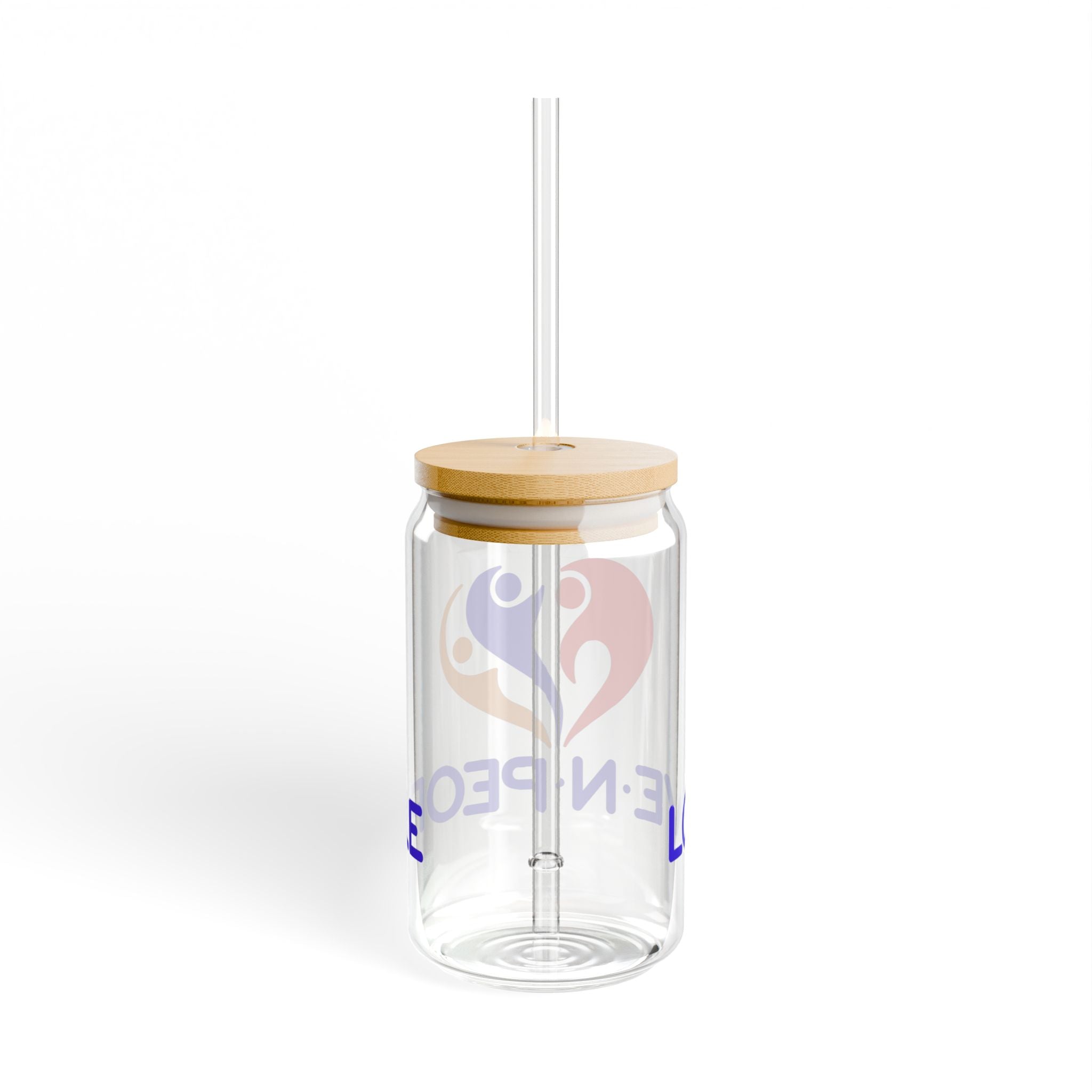 Love'N'People Sipper Glass, 16oz