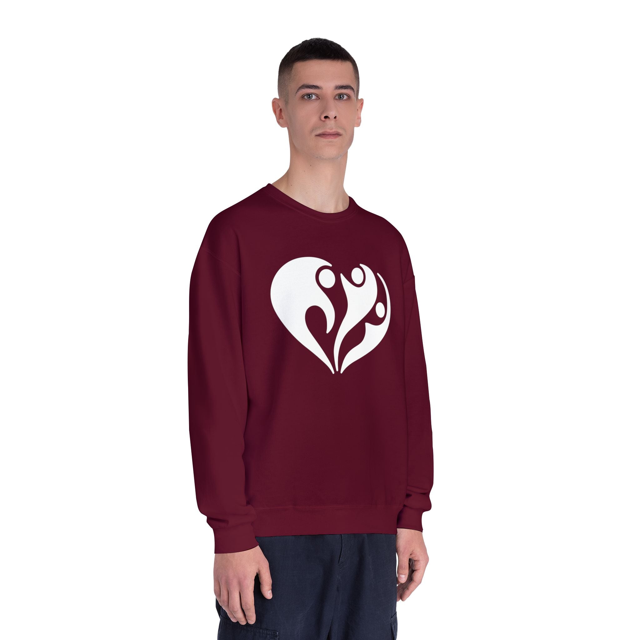 Love'N'People Heart Crewneck Sweatshirt