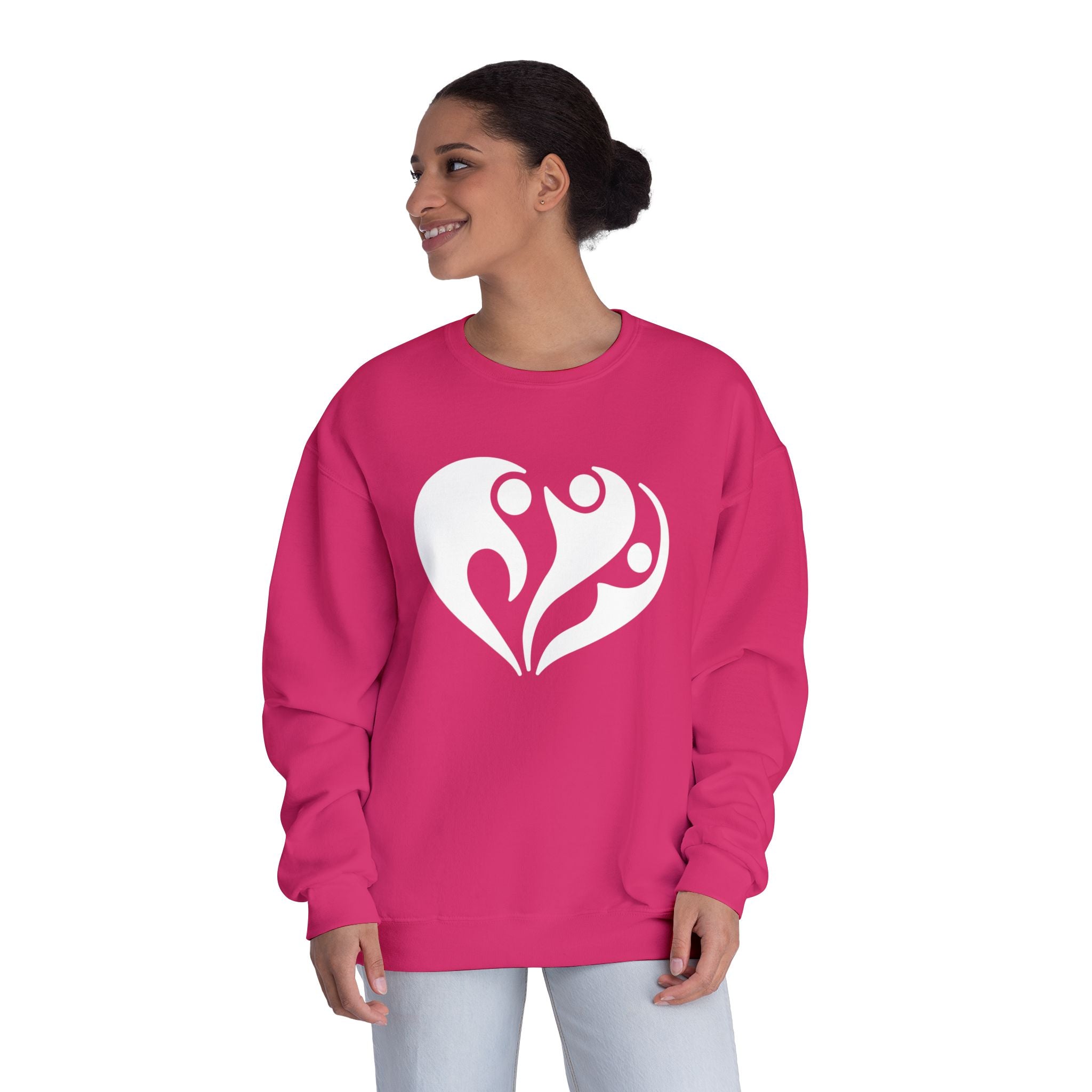 Love'N'People Heart Crewneck Sweatshirt