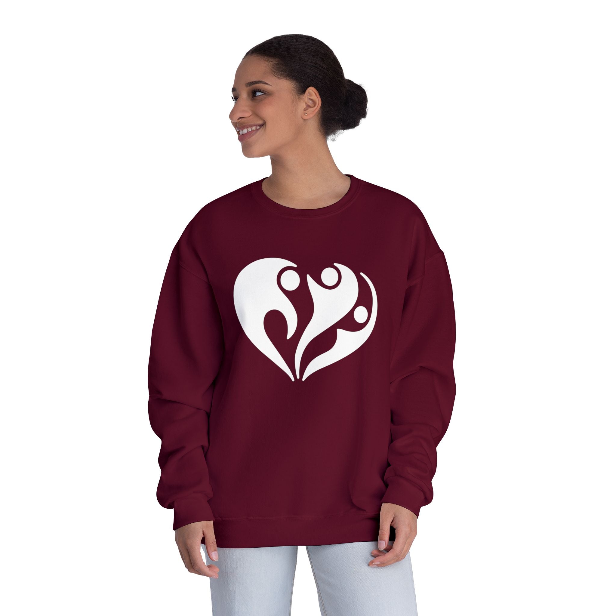 Love'N'People Heart Crewneck Sweatshirt